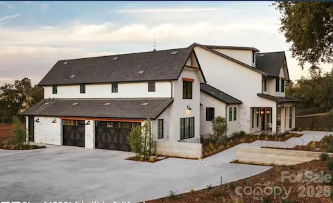 Sideview of Proposed Modern Farmhouse