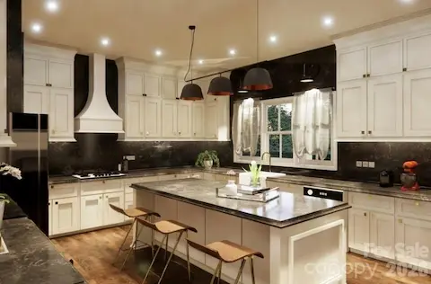 Kitchen and Breakfast Bar of Proposed Modern Farmhouse