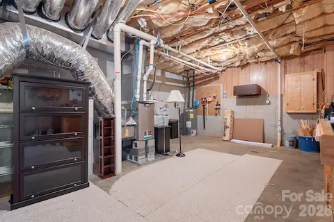 Unfinished Storage Area Lower Level