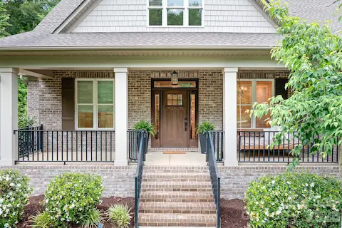 Welcoming front entry