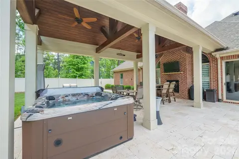 Enjoy the fun on your covered outdoor area