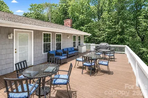 Wrap around deck main level