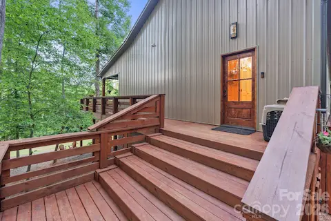 Barndominium deck