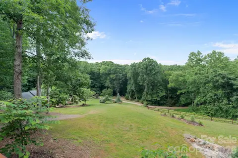view from barndominium porch