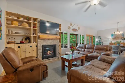 Barndominium living area