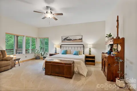 Barndominium primary bedroom