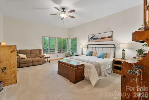 Barndominium primary bedroom