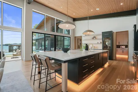 Kitchen w/ Toe Kick Lighting