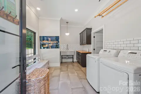 Utility Room  and drop zone off the kitchen