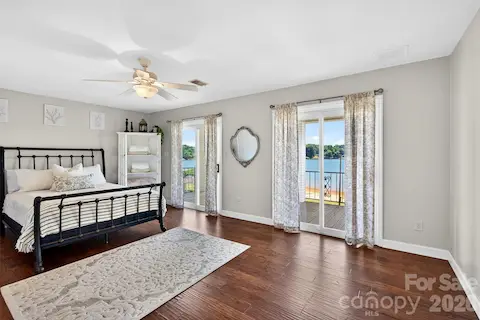 bedroom w/ view