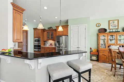 Kitchen and bar