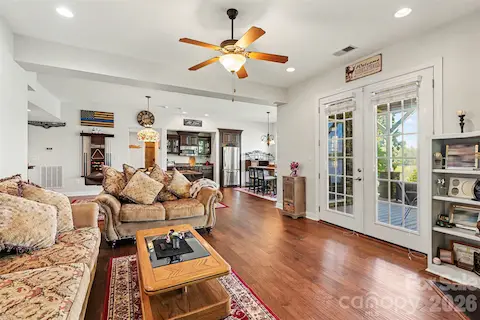 Basement living area