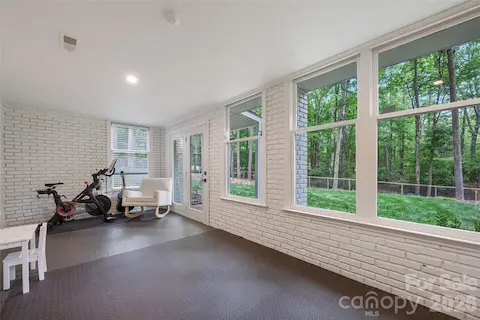Bonus space with walk-out access to backyard