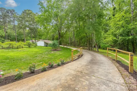 Long driveway for privacy