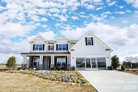 Model home on homesite 43