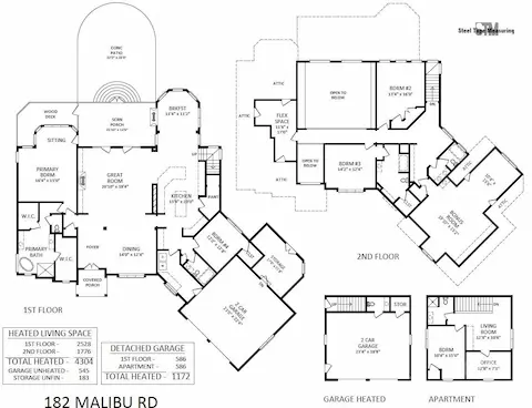 House 4304 sq ftApartment 586 sq ft