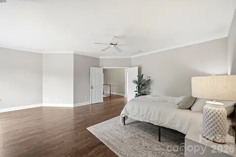 Primary bedroom with sitting area