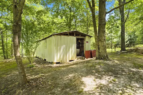 Storage building offering practical space for tools, outdoor equipment, and everyday use.