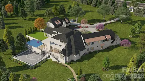 Option 1 Aerial Rear Render