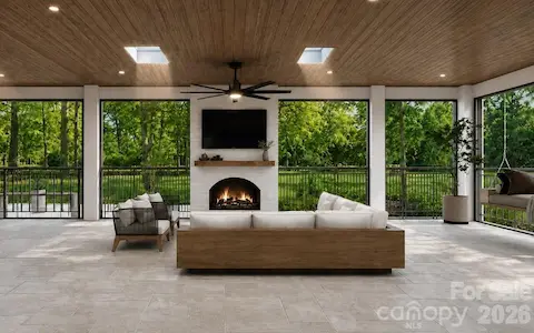 Rear Porch Conceptual Render