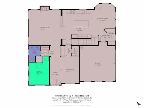 Main Level Floor Plan