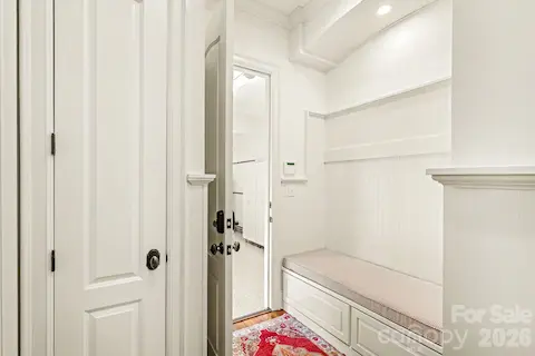 Drop zone by laundry/kitchen