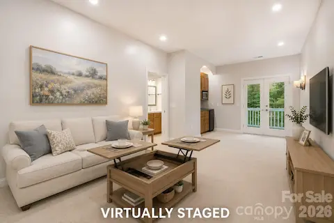 Virtually Staged 2nd Living Quarters