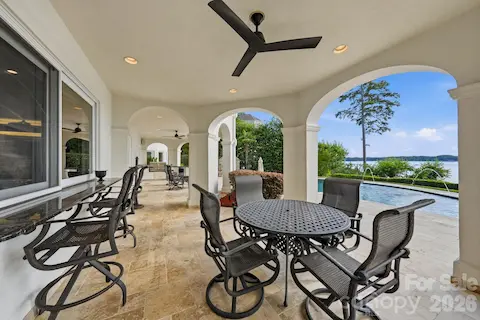 Lake-Level Covered Patio.