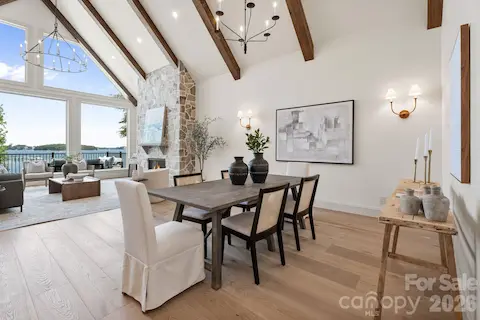 Open concept with exceptional main level living + elevator