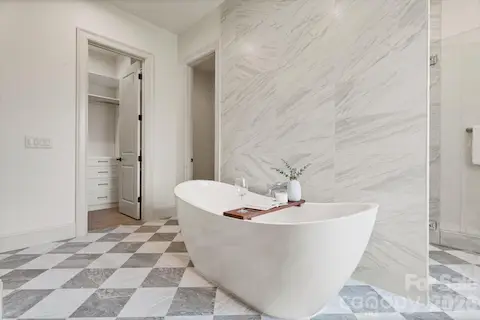 Accent tile, his/her closets