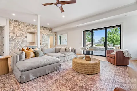 Easy access to the covered patio, pool/spa, and your private dock