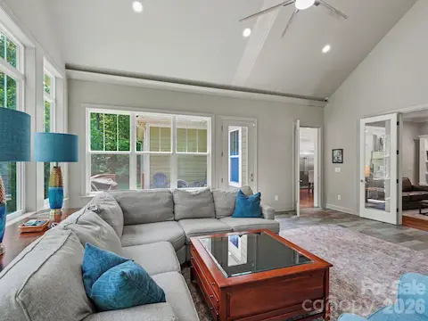 Cozy sunroom with lots of light