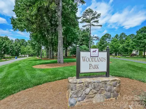 Beautiful Woodlands park directly across the street.