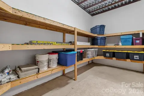 Basement storage