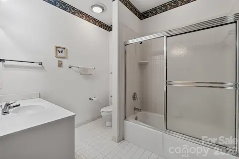 Primary bathroom in the basement