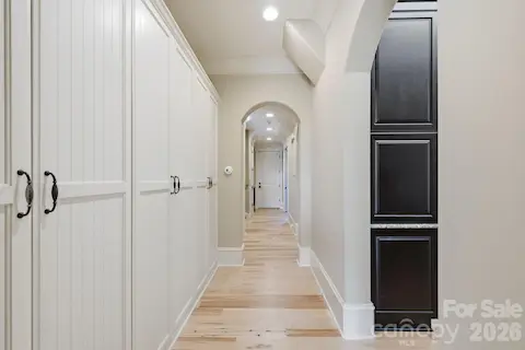 Wall of storage/pantry cabinets