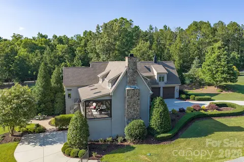 2 car upper garage and oversized lower garage, accommodates a truck