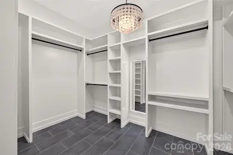 Primary closet
