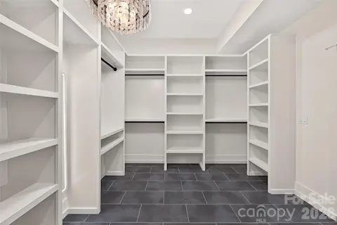 Primary closet