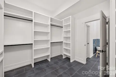 Primary closet