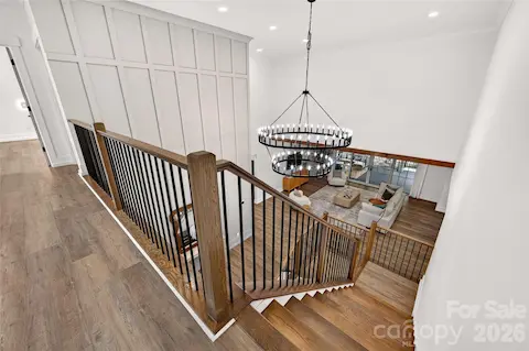 Staircase to second level