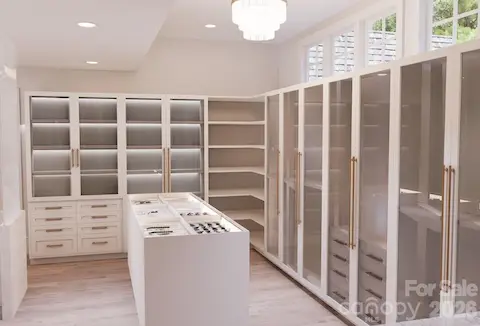 His side of closet