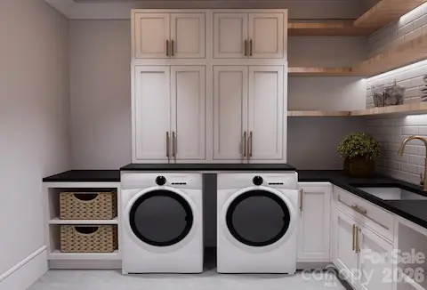 laundry on second floor
