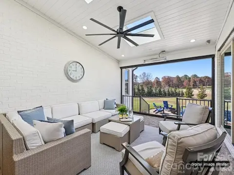 Outdoor Terrace that connected to Living & Dining Rooms