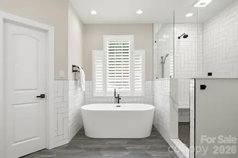 Primary Bath with Free Standing Tub