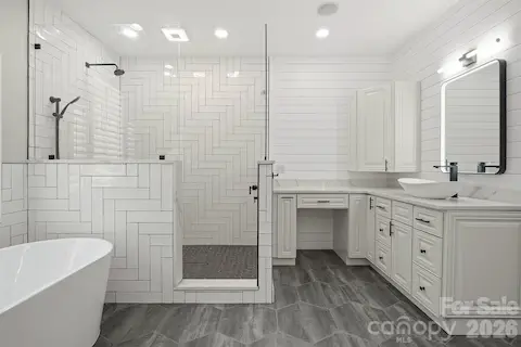 Spacious Walk In Shower
