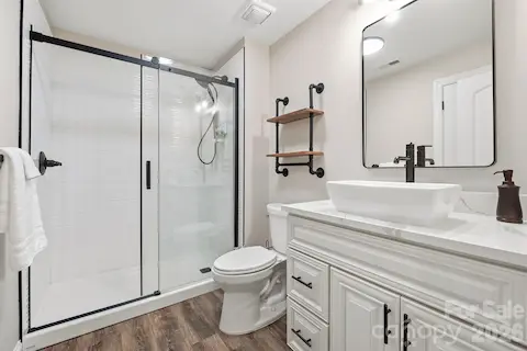 Guest Bath in Lower Level