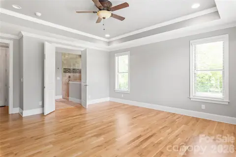 Primary Suite with Tray Ceiling