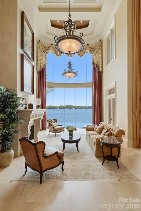 Long Range Lake Views w/ Floor to Ceiling Windows