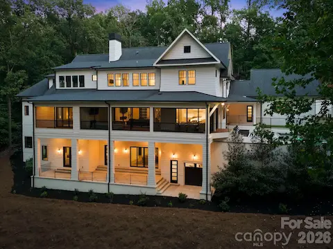 Lake views from just about every room in the house